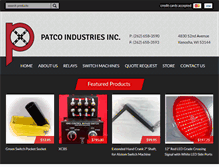 Tablet Screenshot of patcoindustries.com